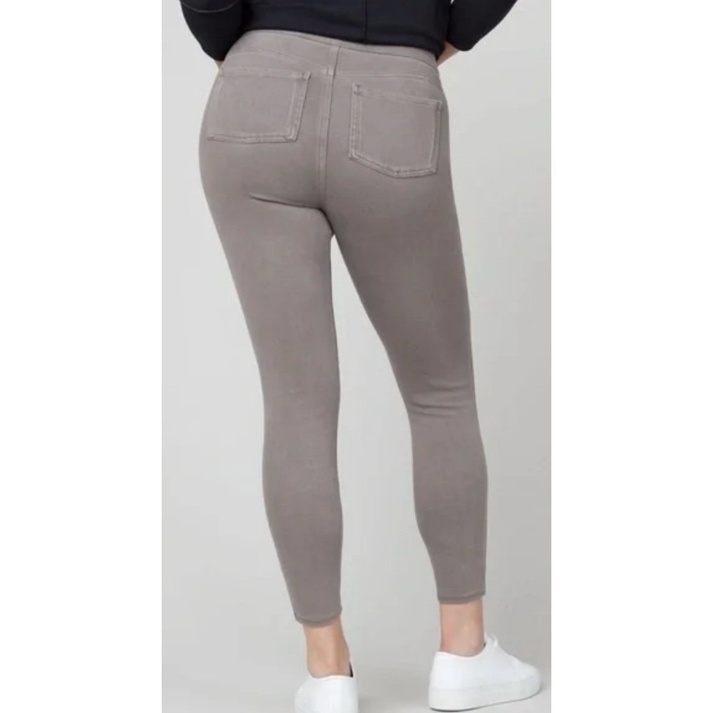 Spanx Ankle Jean-ish Leggings Medium Gray Pull On Slimming Jeggings Casual - Picture 2 of 8